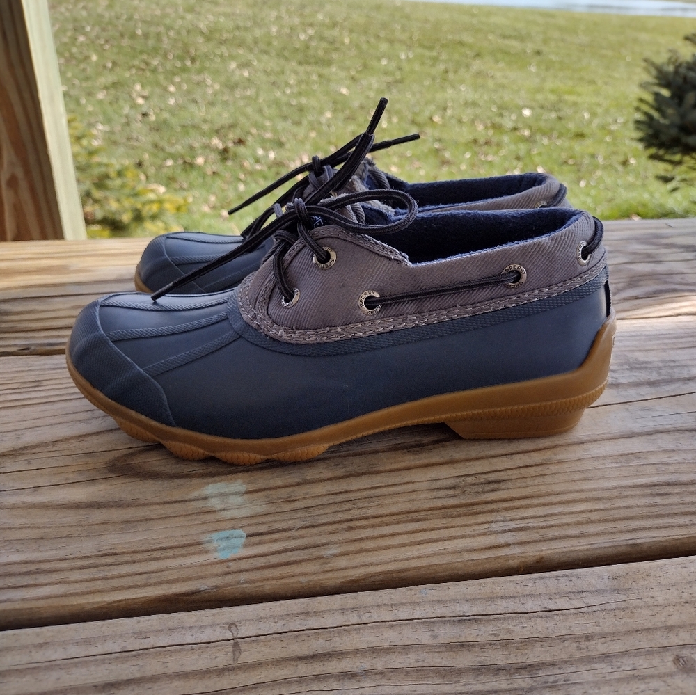 Sperry ankle rain boots